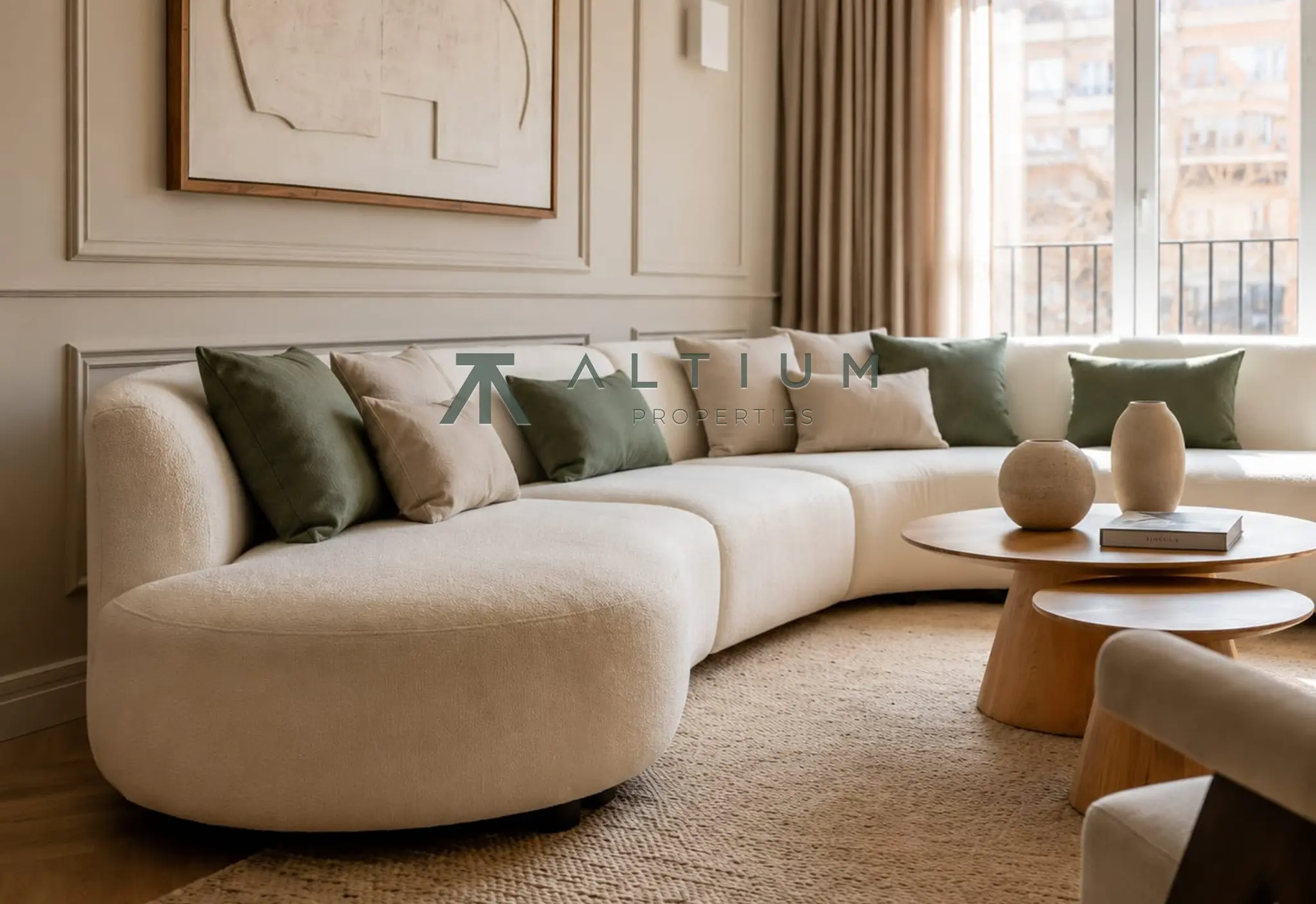 A renovated third-floor home in Castellana