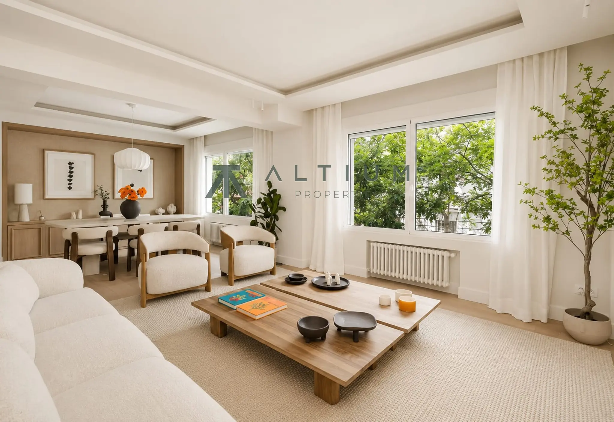 Jardín privado y cuatro suites en una vivienda reformada