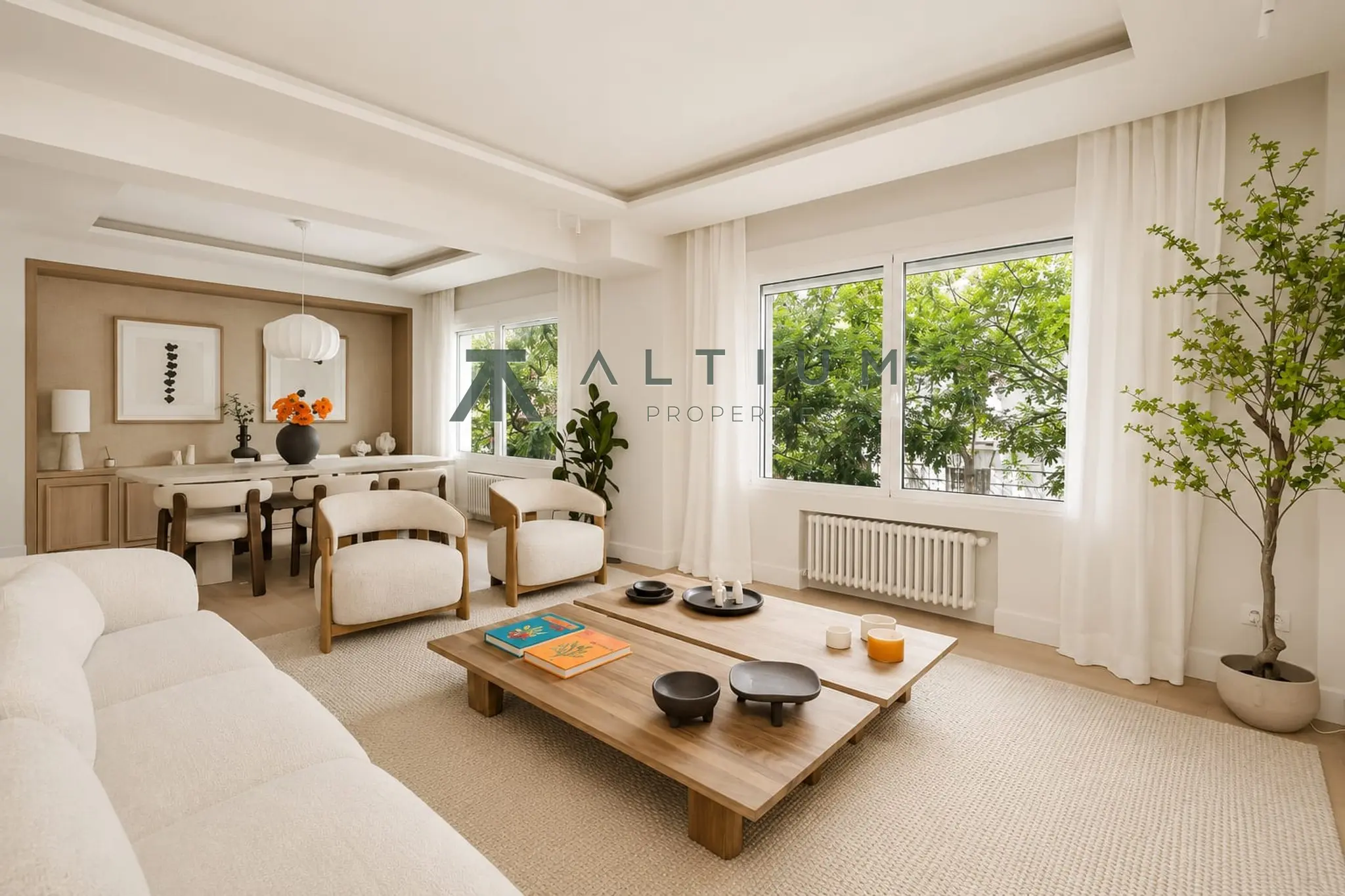 Jardín privado y cuatro suites en una vivienda reformada