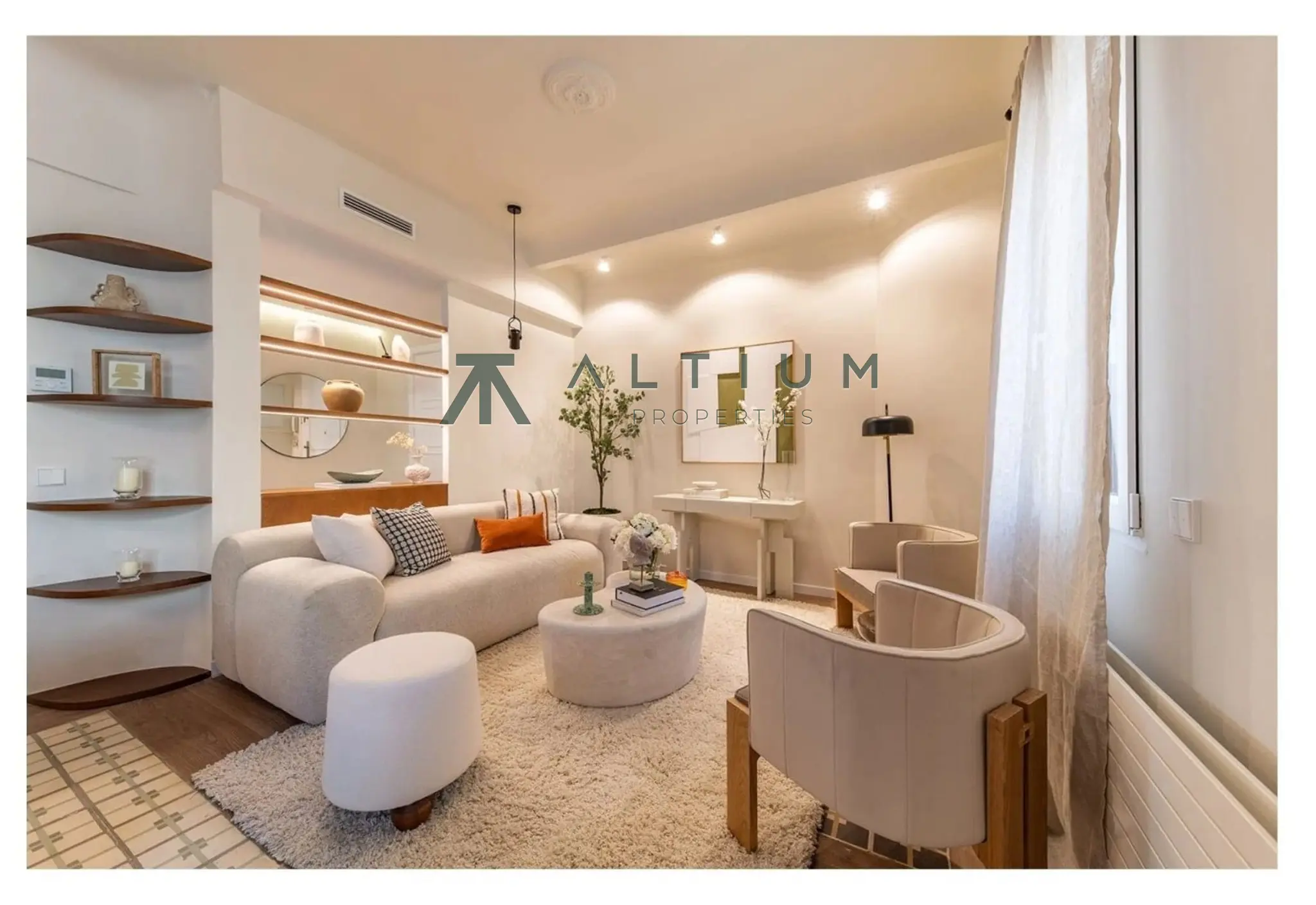Diseño cuidado y terraza privada en Goya