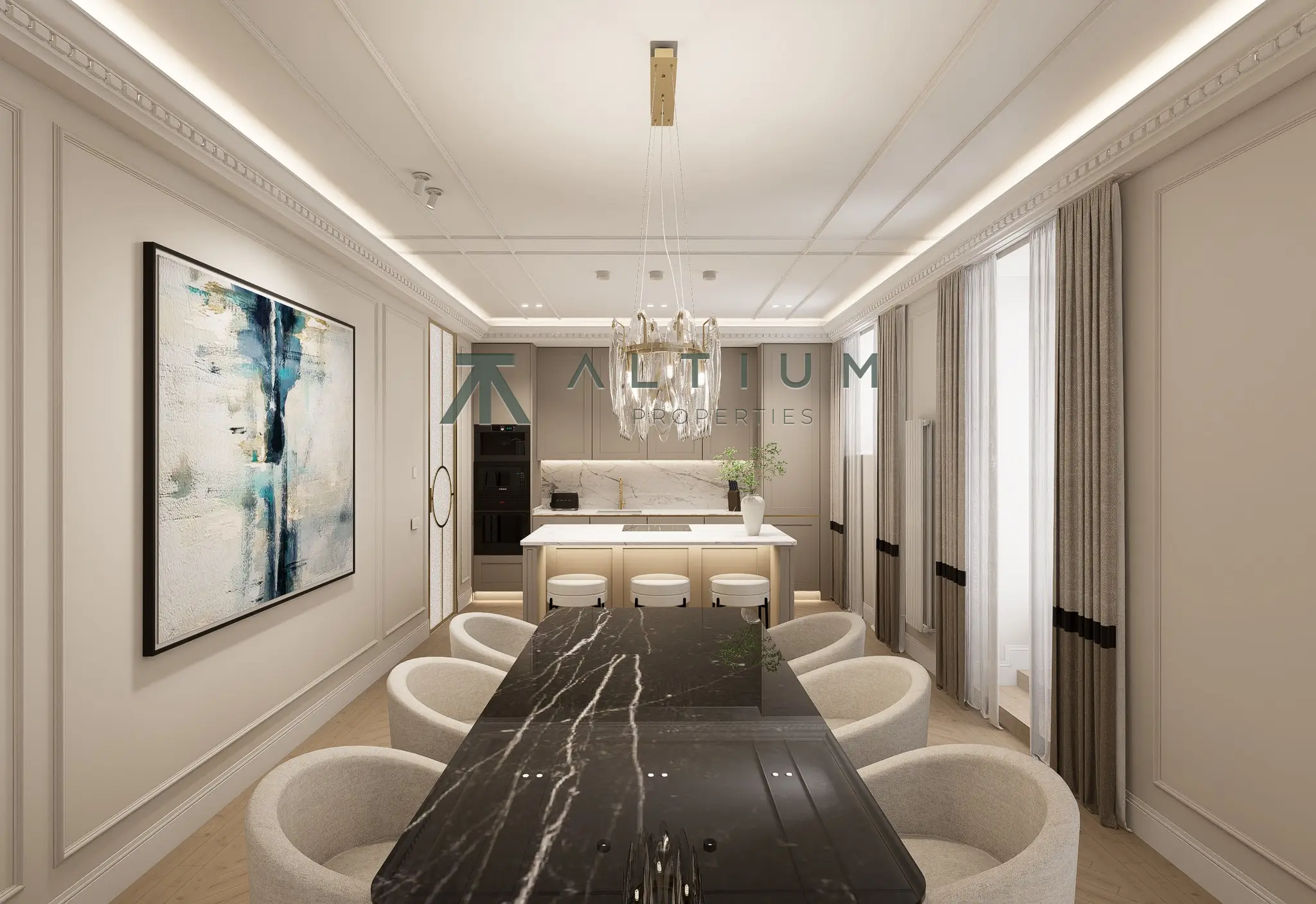 211 m² con terraza privada y calma interior en Goya